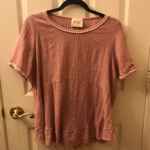 Light pink blouse